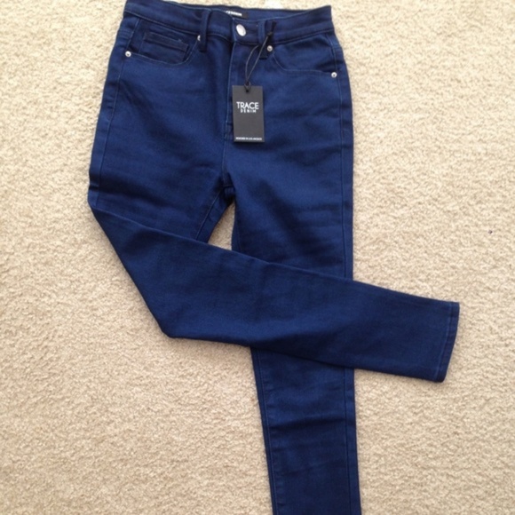 NWT Lulus Monica Dark Wash High Waist Skinny Jeans - Picture 6 of 8